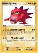 God of lightnin