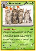 4 Cute Kittens