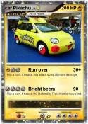 car Pikachu