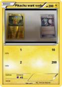 Pikachu want