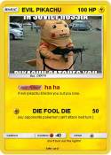 EVIL PIKACHU