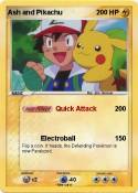 Ash and Pikachu