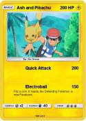 Ash and Pikachu