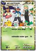 ash and friends
