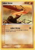 saber throw
