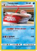 Thirsty man