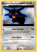Shadow Pikachu
