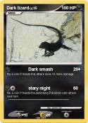 Dark lizard