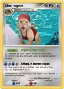 Chat nageur