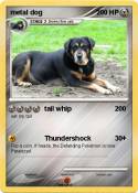 metal dog