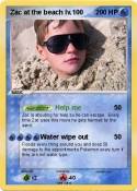 Zac at the beac