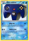 blue nintendo