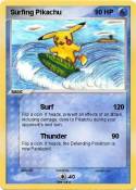 Surfing Pikachu