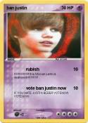 ban justin