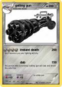 gatling gun