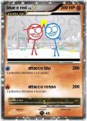 blue e red