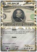 1000 dolar bill