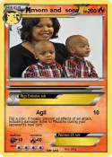 mom and sons