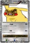 Ragey pikachu