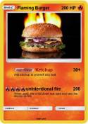 Flaming Burger
