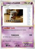 I HAZ A FLAVOR