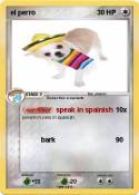 el perro