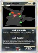 dark pikachu
