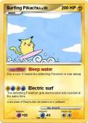 Surfing Pikachu
