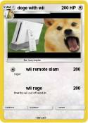 doge with wii