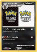 black and purpl