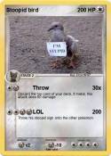 Stoopid bird