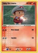 baby fire mario