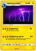 lightning storm