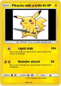 Pikachu with a