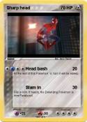 Sharp head