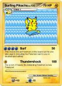 Surfing Pikachu