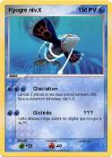 Kyogre niv.X 