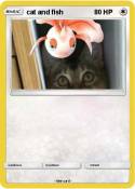 cat and fish