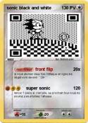sonic black and