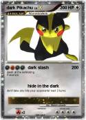 dark Pikachu
