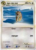 tigre des mer