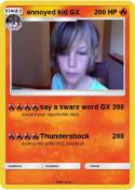 annoyed kid