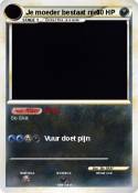 Je moeder