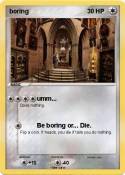boring