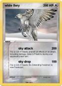 white fiery