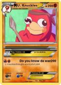 U. Knuckles
