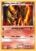 Burning claws