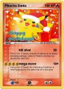Pikachu Santa