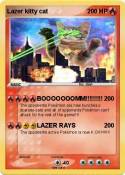 Lazer kitty cat