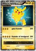 pikachu lightni
